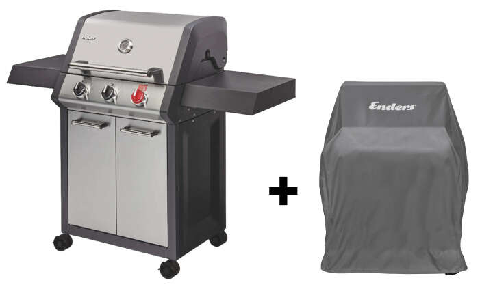 Enders Gasgrill Monroe Pro X 3 R Turbo inkl. Wetterschutzhülle